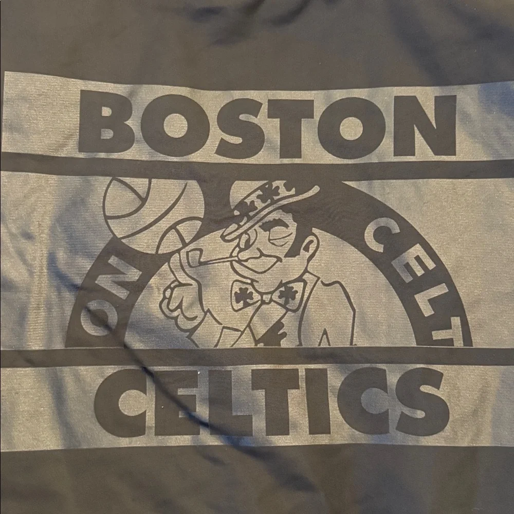 Big Kids Celtics Black Bomber Jacket, sz 14/16